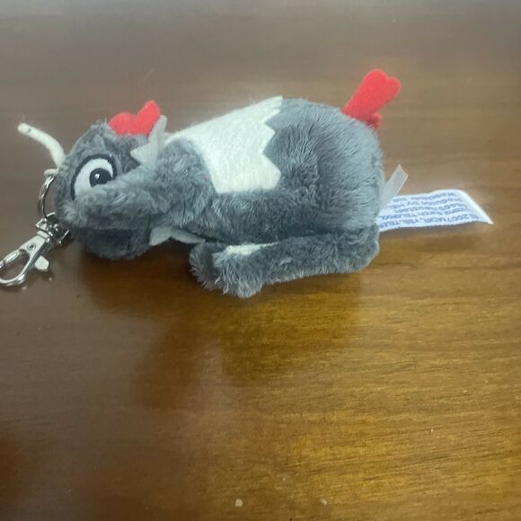 East Germany Sandman "Unser Sandmännchen , Mrs. Magpie" Plush Bird Keychain 2007 - Picture 4 of 12